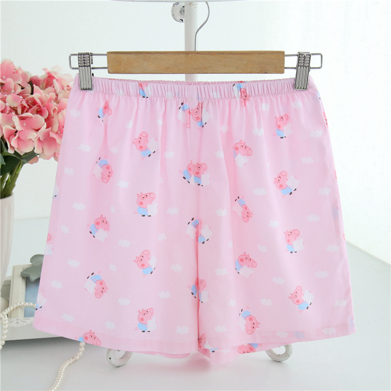 Cotton mùa hè quần pajama của phụ nữ thoải mái quần short cotton cotton home shorts phần mỏng kích thước lớn bãi biển của phụ nữ quần có thể được đeo