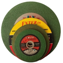 Chinese art stainless steel grinding wheel sheet 125 heel 150 150 180 180 heel 250 green metal ultra-thin corner mill cutting sheet