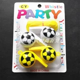 Пластиковый дорожный свисток для детского сада, футбольная игрушка