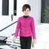 Phụ nữ trung niên và người cao tuổi ấm áp phụ nữ xuống áo khoác cotton áo thun nữ dài tay nữ đẹp Áo ấm