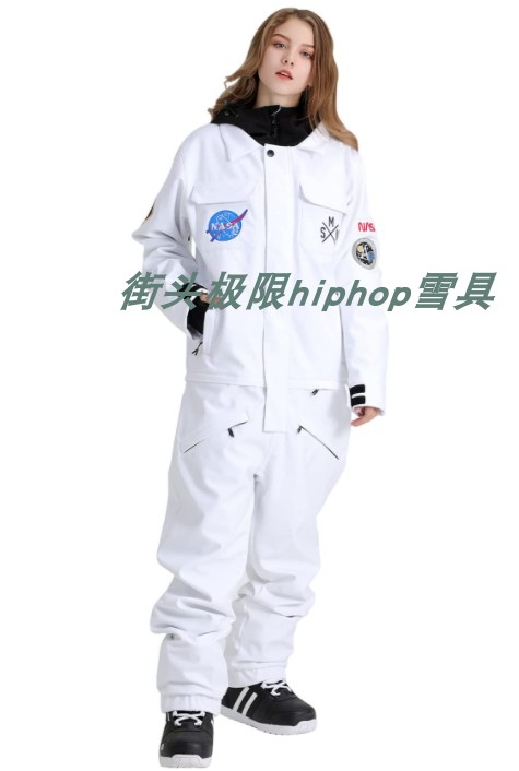 21-22 Nasa men and women ski-to-suit ski suit ski pants