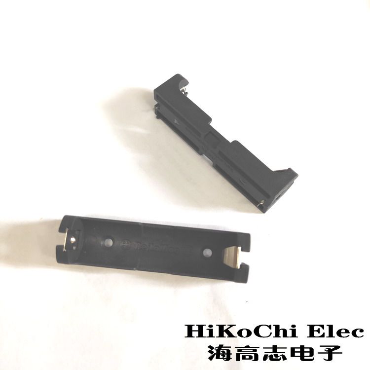 1 section No. 5 14500 battery box ER14505 battery holder nylon high temperature 220 degrees small black clip DIP patch STM