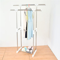 Simple clothes rack clothes rack drying clothes rack cool clothes rack floor double pole single pole bedroom balcony floating window