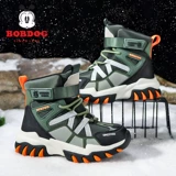 Детские утепленные сапоги для мальчиков, утепленная обувь, нескользящие лыжные ботинки, подходит для подростков