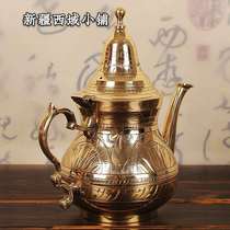 Pakistan Imported Pure Copper Teapot Pure Artisanal Teapot Domestic Tea Set Milk Tea Utensils Water Burning Pot Copper Pot