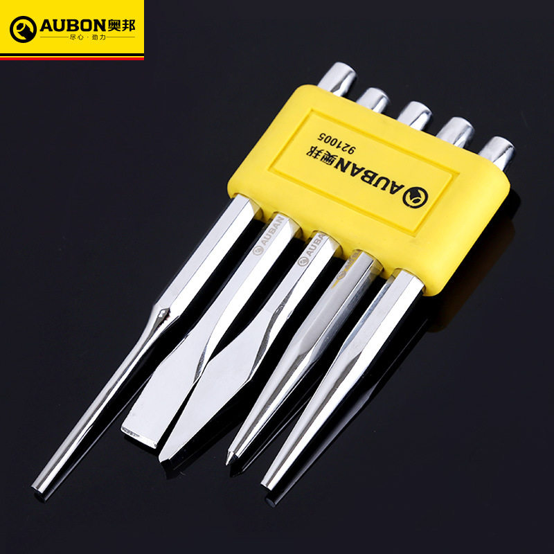 Aobang hardware chrome vanadium steel 5-piece set sample punch durable high temperature resistant mold sample punch