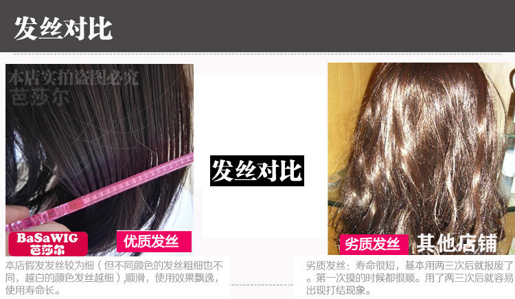 Perruque BASAWIG    Long cheveux raides - Ref 2607921 Image 19