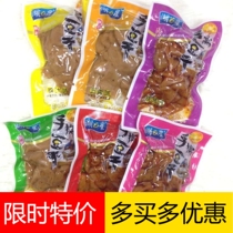 Lake 6 stars hand-ground hand-torn shiitake mushrooms dried beans dried tofu spicy five-spice spicy small packaging casual snacks FCL bulk