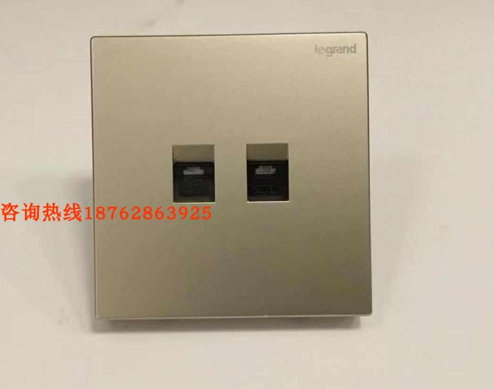 Roger Langswitch socket 86 Type of panel Elegant View Milan Golden Telephone Computer Network Road Network Route Plug-in Power