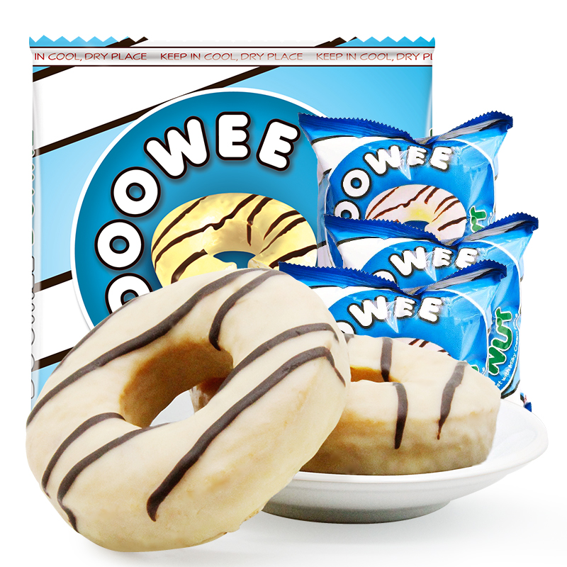 Philippines imports 10 pieces of music flavor cream flavor children's doughnut western pastry snack net red snacks