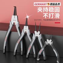 German clamp spring pliers internal and external use suit heavy duty small number large number multifunctional card ring snap spring opening expansion