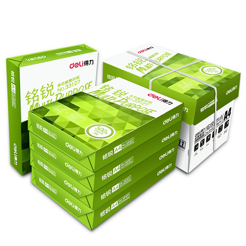 Giấy in ấn A4 A4 giấy nháp 70g80g gói đơn 500 giấy trắng học sinh dự thảo giấy văn phòng FCL