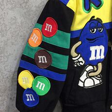 Детская куртка Жан 杜戴克新款男女童装欧美潮牌嘻哈街舞街头机车服个性小孩夹克