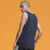 Kimura Sanshe tấn công áo vest khổng lồ miễn phí cánh điều tra quân đoàn bronzing phiên bản cotton nam và nữ không tay - Áo vest cotton áo khoác nam hàn quốc mùa đông Áo vest cotton