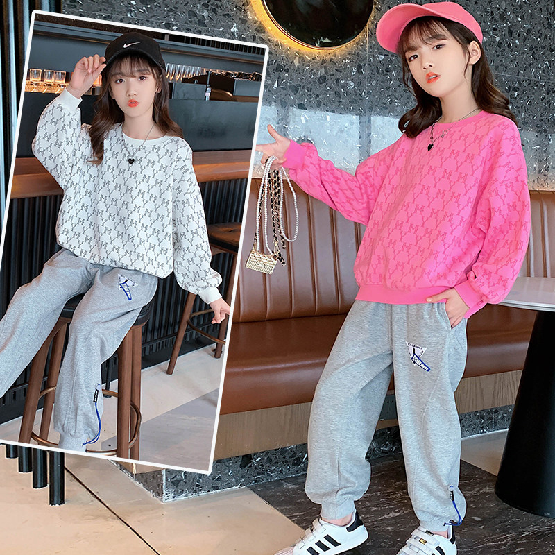 Women's great children fall in thick T-shirt 2022 new Korean version Fan Yang sends undershirt child women's clothing spring and autumn loaded with clothes damp