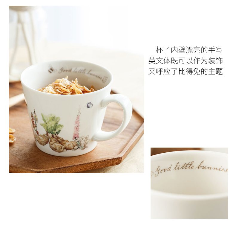 Than the the original authorization rabbit cartoon ceramic plate eat dish plates European household salad bowl western - style food tableware