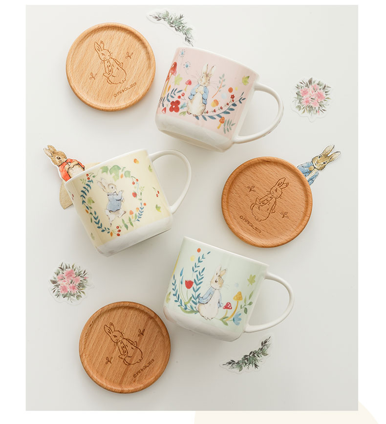 Than the the original authorization rabbit ceramic cup with cover keller continental does hand - made wind o wooden cover ultimately responds cup