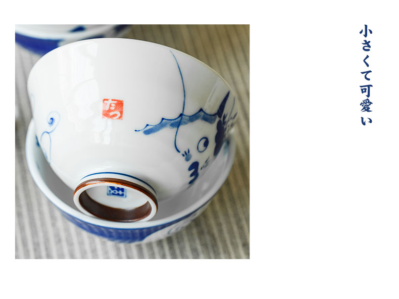 Japanese imports of Chinese zodiac cartoon bowl bowl household dessert bowl bowl of Japanese tableware ceramic bowl and lovely children