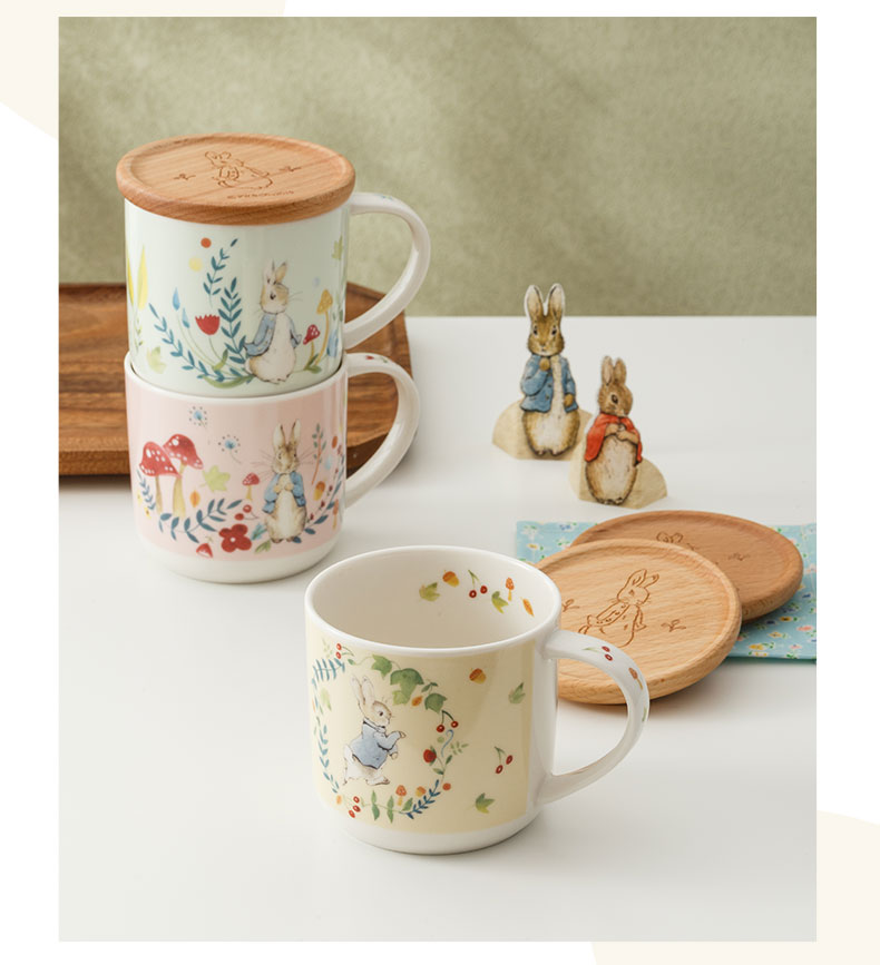 Than the the original authorization rabbit ceramic cup with cover keller continental does hand - made wind o wooden cover ultimately responds cup