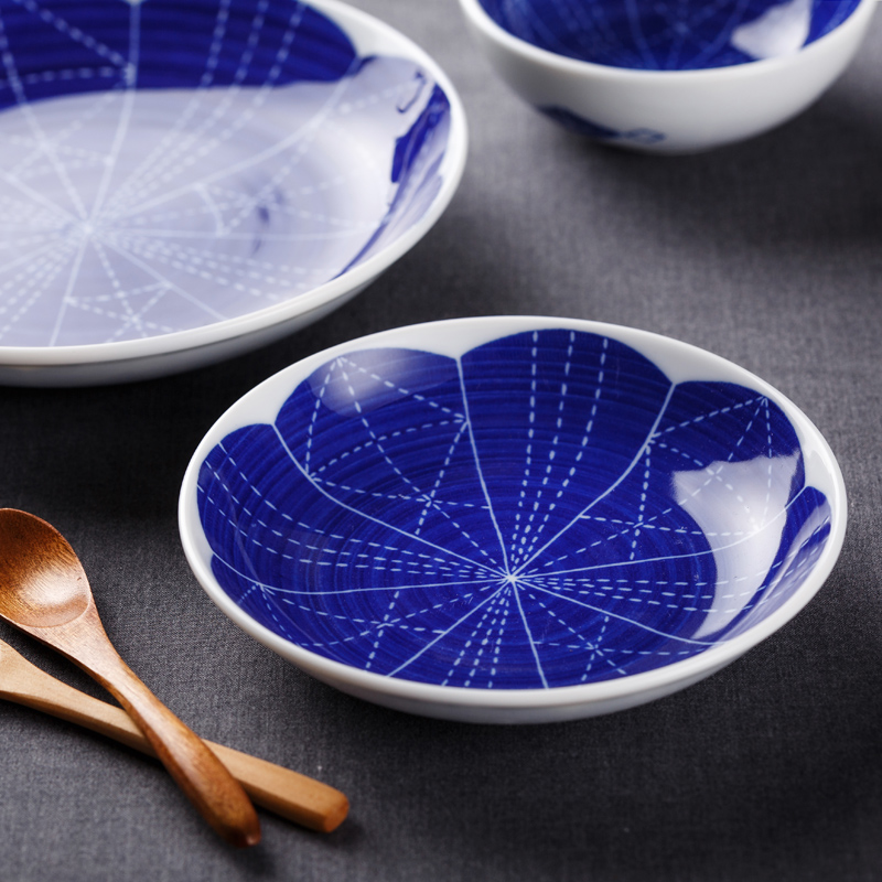 Jane the ceramic plates imported from Japan 6.5 inches dish dish plate western - style food dish contracted western - style tableware round deep dish