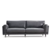 Nội thất Ý top sofa da top phòng khách da Nappa ba xuống sofa mềm căn hộ nhỏ hiện đại tối giản - Ghế sô pha