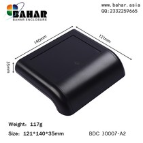 Bahar Shell ABS Plastic Electronic Network Router Case DIY Desktop Instrument Box BDC30007