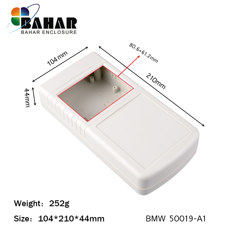 Bahar shell junction box ABS plastic detection electronic housing instrument Instrumentation Box Wall Hanging BMW50019