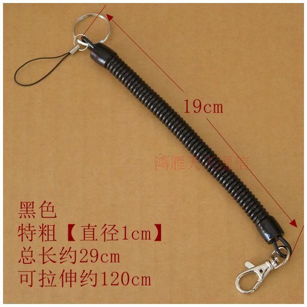 Nhà máy cung cấp trực tiếp các phụ kiện điện thoại di động vào mùa xuân dây buộc silicone thu vào chống trộm chuỗi điện thoại di động miễn phí vận chuyển Kích mùa xuân chiều dài kéo - Phụ kiện điện thoại di động op lung