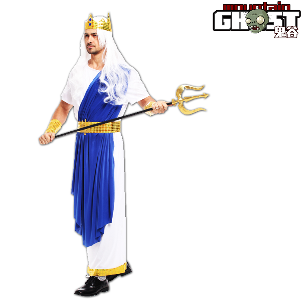 万圣节舞会派对服装之海神波塞冬成年男性♂️cosplay套装概述