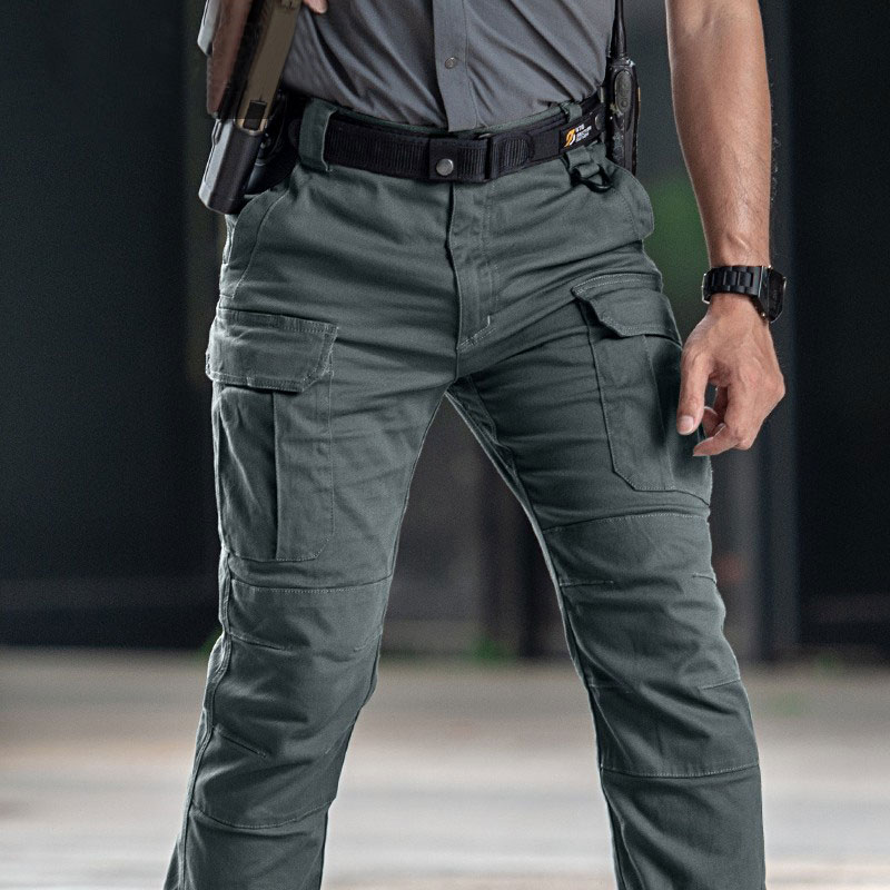 District 7 new IX5 hunter army fan tactical trousers outdoor spring and autumn training field multi-pocket overalls men