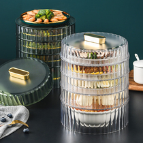 Light luxury Nordic transparent insulation dish cover autumn and winter multi-layer can be superimposed Kitchen restaurant cover food leftover cover
