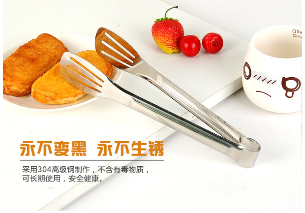 Clip chống bỏng thực phẩm bằng thép không gỉ clip thực phẩm clip bánh mì bít tết clip thịt nướng clip thịt nướng clip nhà bếp nướng - Phòng bếp nồi hấp inox