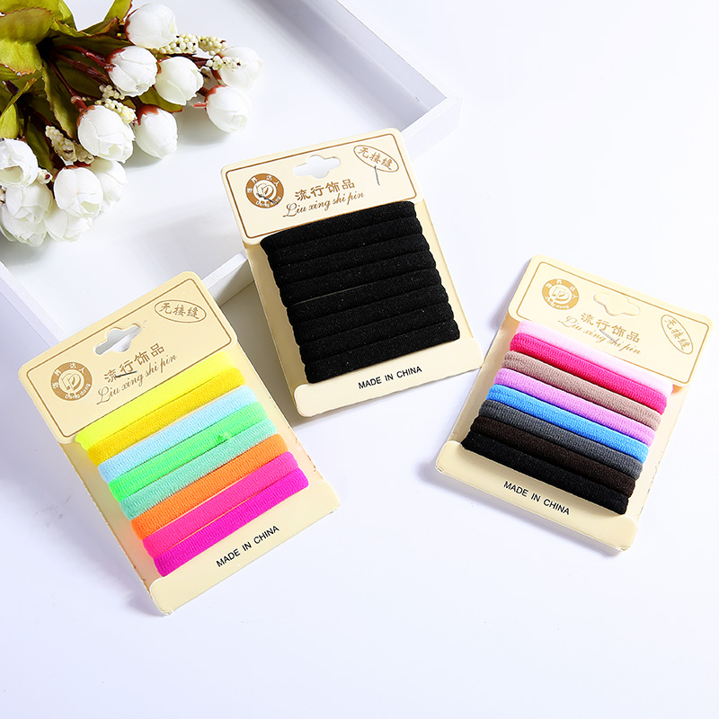 High elastic hair ring No seam oak rubber band Hair Rope Children Zal Hair Hair Accessories Tie Mati Hair Circles Leather Fascia
