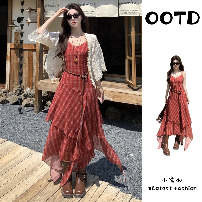 Plus-Size Fat Girl Looks Super Good in Vacation Travel Photo Outfits, Women's 2026 Summer Outfit, a Complete Set of Age-Reducing Two-Piece Set Plus-Size Fat Girl Looks Super Good in Vacation Travel Photo Outfits, Women's 2026 Summer Outfit, a Complete Set of Age-Reducing Two-Piece Set