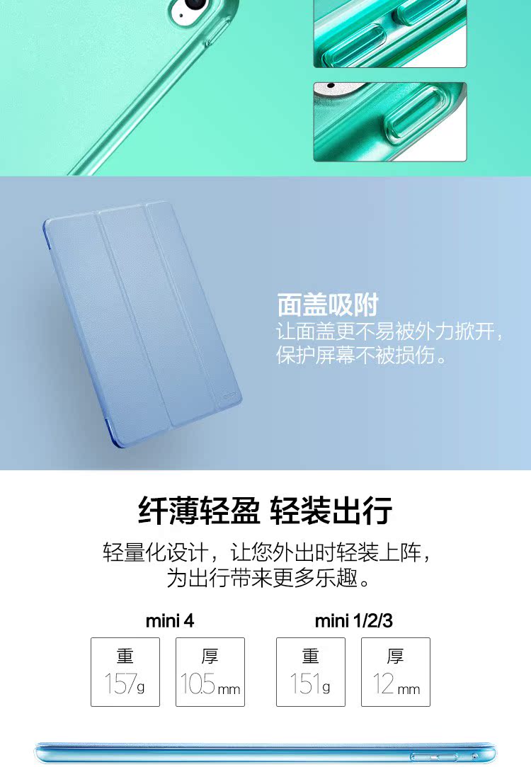 Ốp lưng màu ipad mini4 bảo vệ mini 4 silicon siêu mỏng bao gồm tất cả vỏ chống vỡ vỏ máy tính bảng Apple bao da - Phụ kiện máy tính bảng bàn phím ipad pro 11 2020