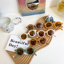 Childrens sunglasses fashion tide sun glasses Korean version of boys and girls baby anti ultraviolet glasses sunshade children glasses