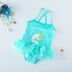 Áo tắm trẻ em mới 2018 KT girl công chúa thiên nga pecs dính liền với em bé dễ thương tắm nước nóng mùa xuân Bộ đồ bơi của Kid