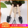 Bộ đồ ba mảnh làm vườn, rau, hoa, thịt, thịt, dụng cụ, xẻng nhỏ, dụng cụ hoa, bánh bao nhỏ, chậu, chậu cây dung cu lam vuon