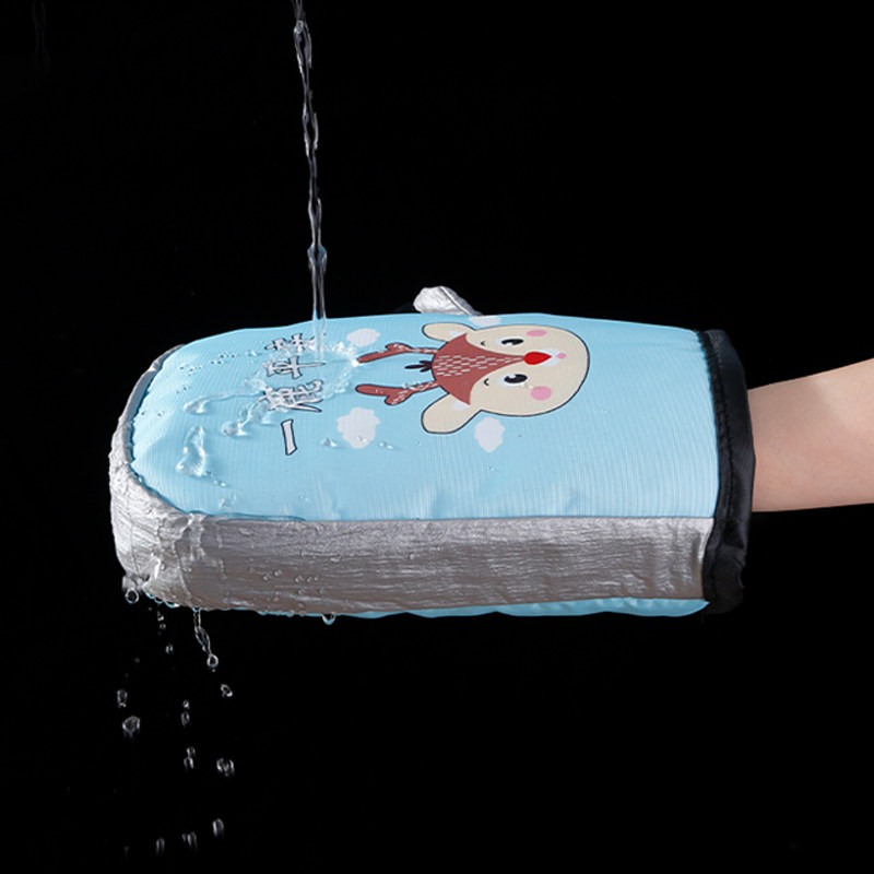 Electric Motorcycle Handlebar Covers, Winter Warm Battery Bike Gloves, Waterproof and Windproof Gloves, Fleece-Lined and Thickened Cotton Handlebar Covers