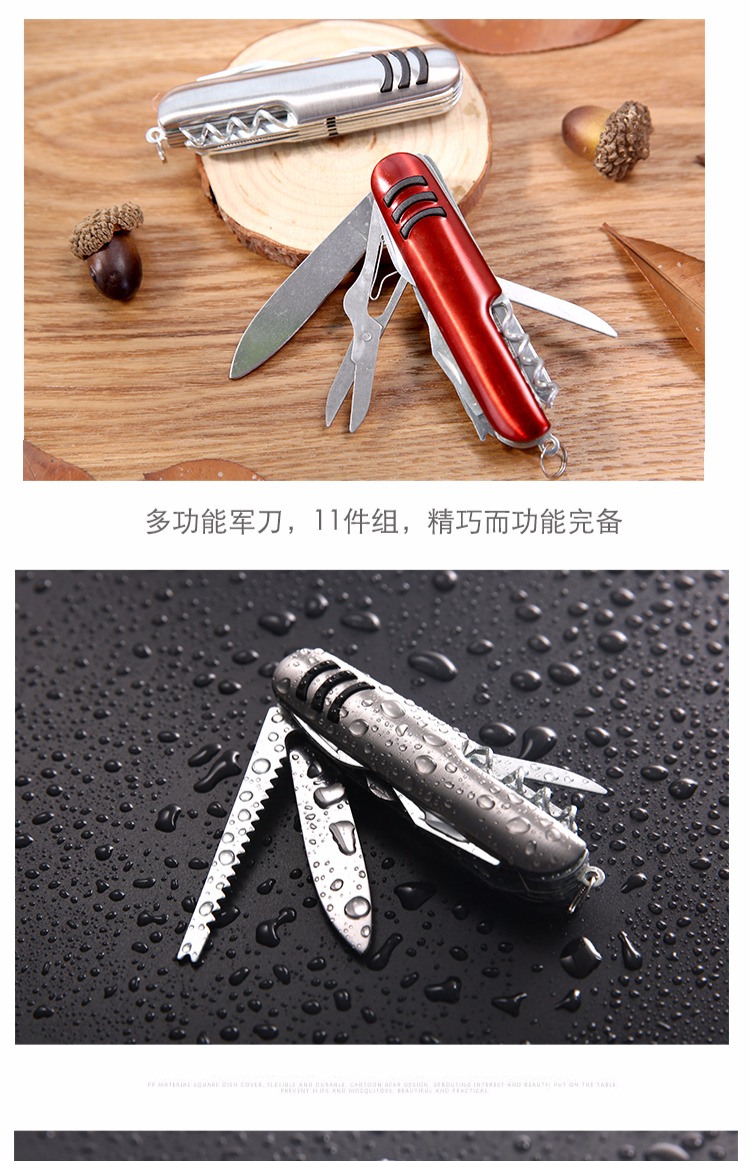 Đa chức năng Swiss Army Dao ngoài trời Cắt dã ngoại Kết hợp Công cụ Claw Eagle Claw Folding Dao câu trái cây cầm tay dụng cụ đa năng Victorinox