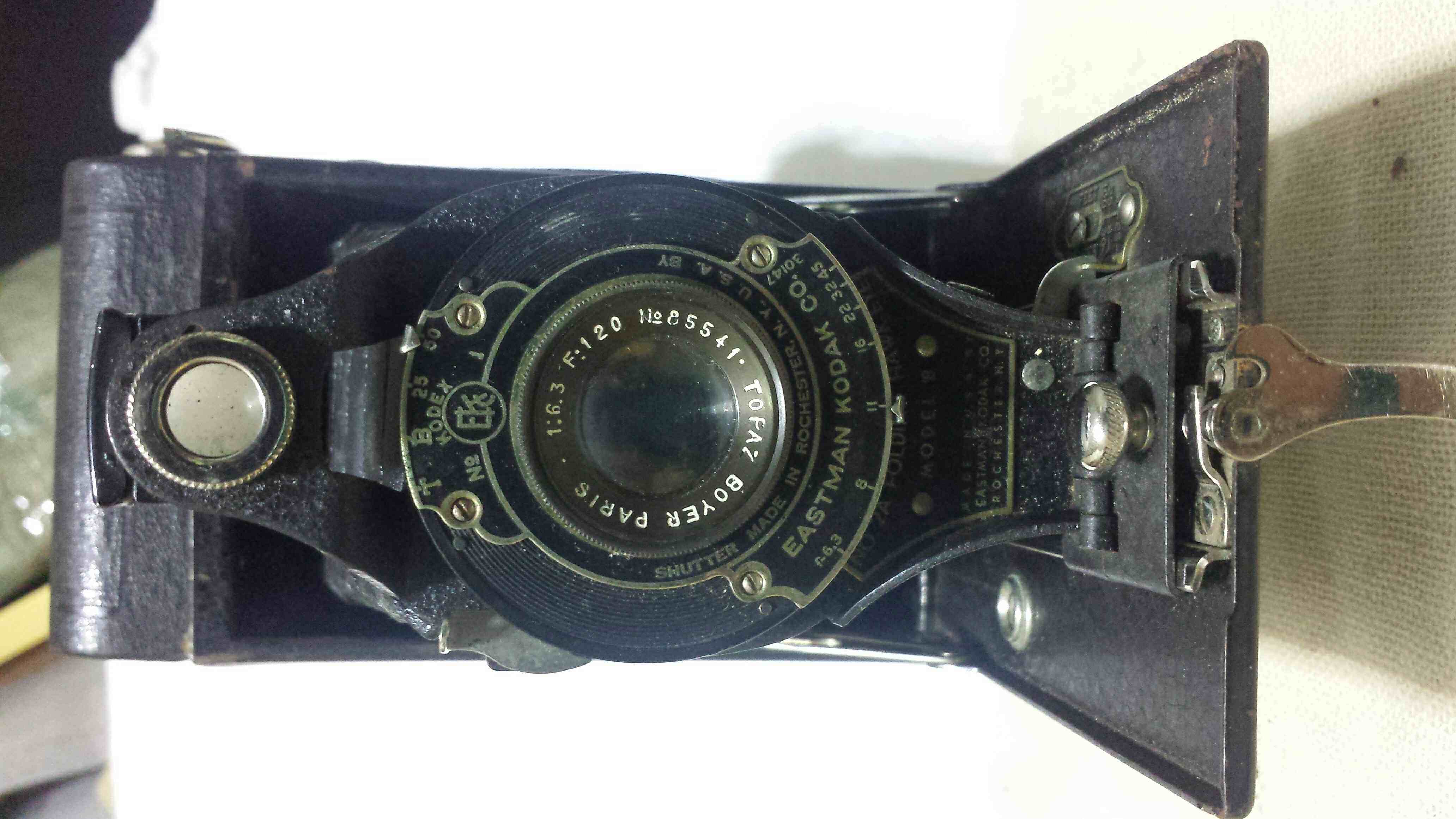 American Kodak Antique Camera at the beginning of the 20th century