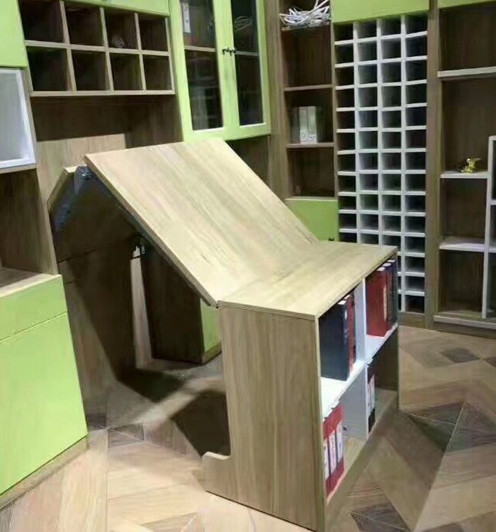 Hidden telescopic folding table hardware accessories multifunctional invisible dining table desk furniture hardware connection slide rail