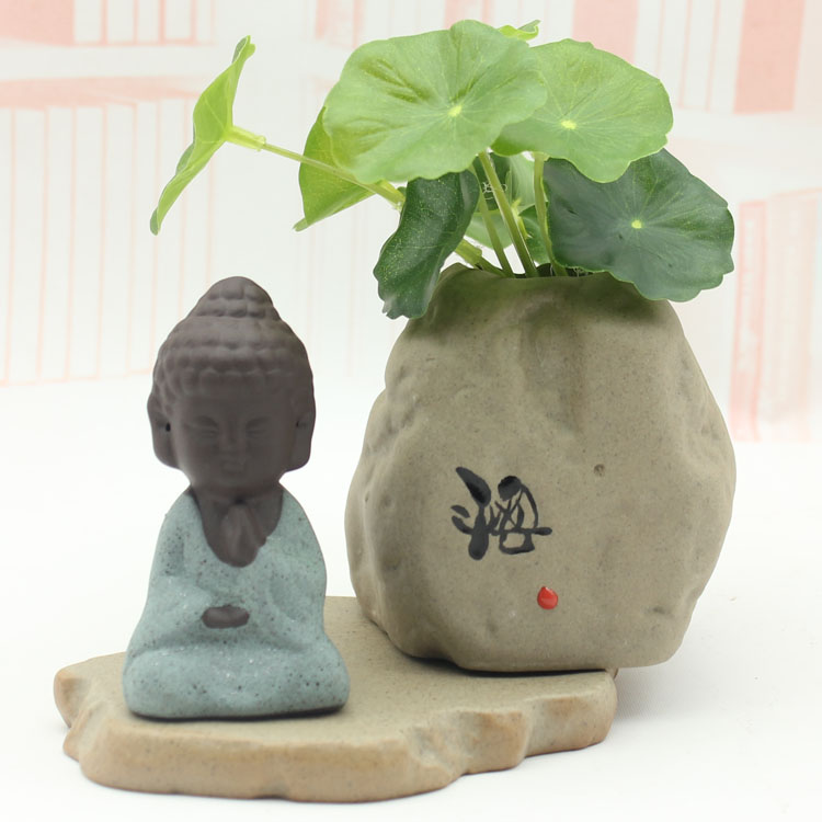 Tượng phật nhỏ Phật trang trí cát trang trí nhà thủ công phòng khách học văn phòng Trung Quốc Zen trang trí nhà cửa