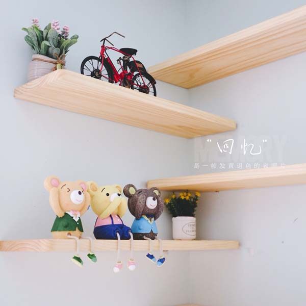Word-lined SHELF SEPARATOR LAMINATE TV WALL UPPER SHELF WALL WOOD BOARD BOOKSHELF WALL-MOUNTED LIVING ROOM SOLID WOOD
