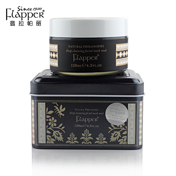 Flapper翡拉帕丽自然哲学深层清洁泥浆面膜120ml 保湿补水清洁