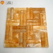 Natural rice Topaz TV background wall jade plate bath sauna sweat steamed Wall Kang surface film and television Wall