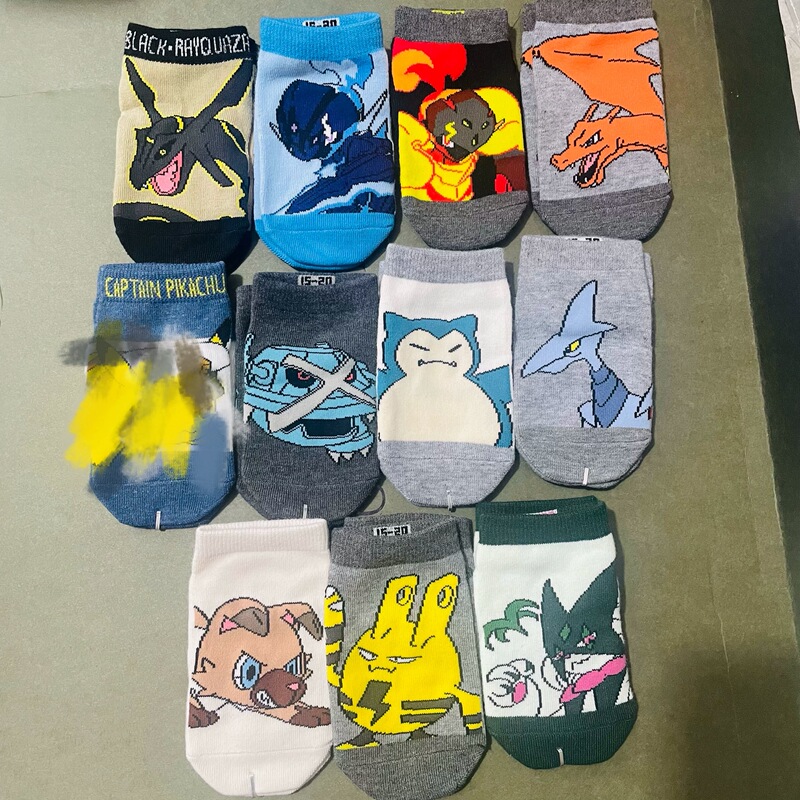 Children's Socks Pokémon Japanese Style Clearance Original Order Rayquaza Magic Mask Cat Rock Dog Kirby Charizard Children's Socks Pokémon Japanese Style Clearance Original Order Rayquaza Magic Mask Cat Rock Dog Kirby Charizard