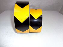 Black yellow arrow guide reflective tape yellow black arrow marking with engineering grade super reflective arrow 5cm * 25m