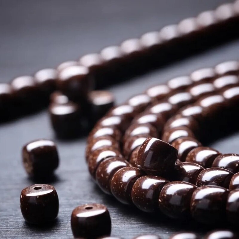 Natural Indonesian Coconut Shell Raw Ecological Dry-Polished Straight-Cut Barrel Beads Hand-Polished DIY Niche Clavicle Chain Buddhist Beads Neck Pendant Natural Indonesian Coconut Shell Raw Ecological Dry-Polished Straight-Cut Barrel Beads Hand-Polished DIY Niche Clavicle Chain Buddhist Beads Neck Pendant