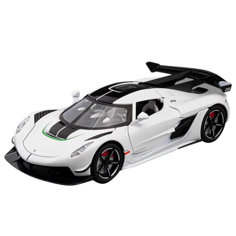 Large 1:22 Koenigsegg Car Model One1 Alloy Gemini Pull-Back Modeljesko Artificial Toy Car
